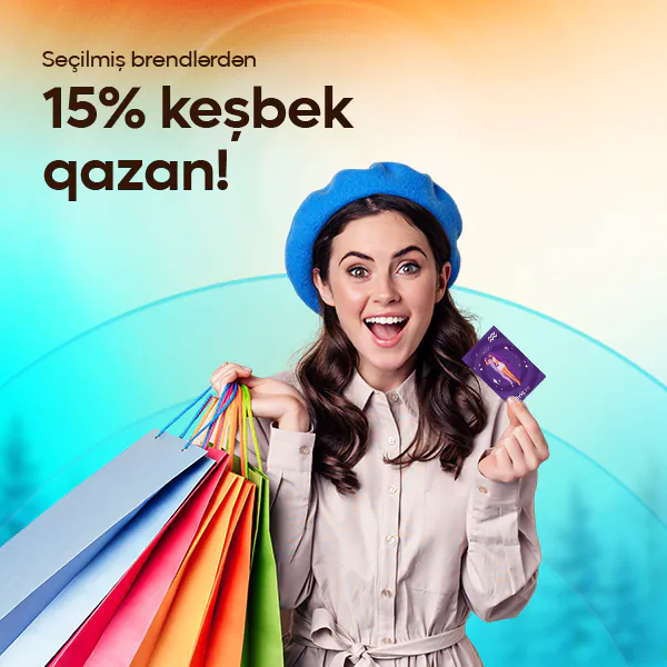15% keşbek 